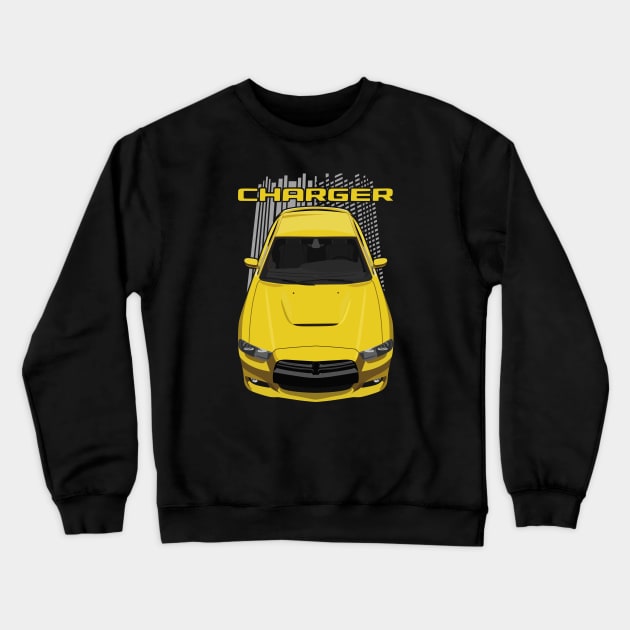 Charger LD 2011-2014-yellow Crewneck Sweatshirt by V8social